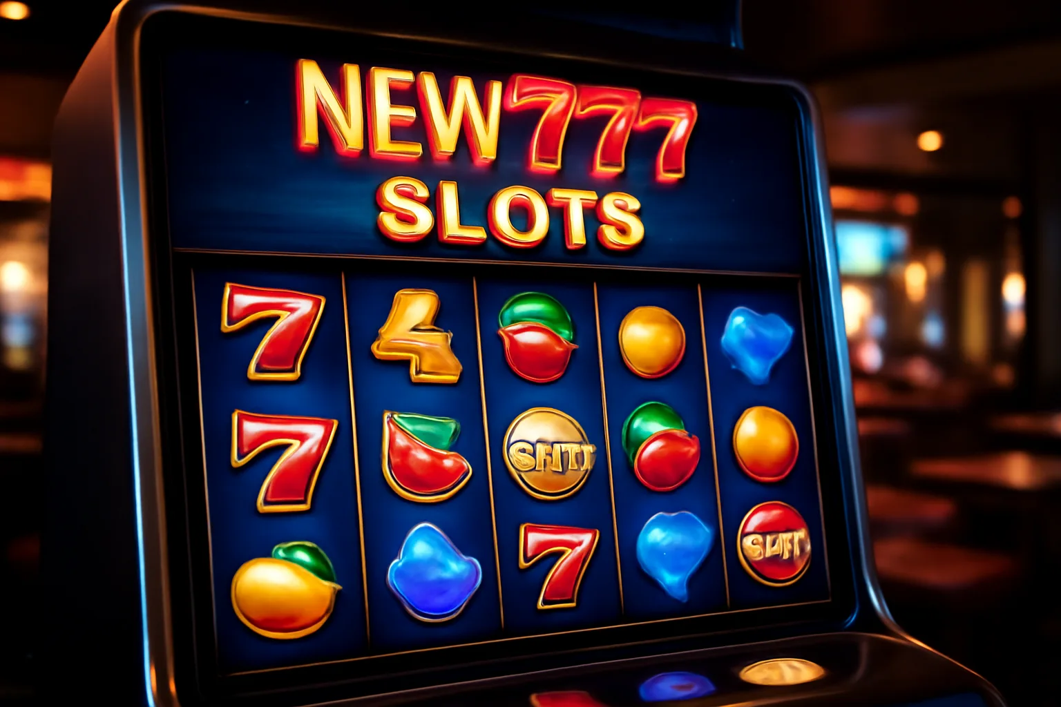 Explore o mundo das slot machines no NEW777 Casino